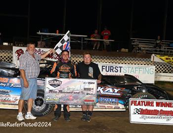 Lafayette County Speedway (Darlington, WI) – Malvern Bank East Series – June 21st, 2024. (Mike Ruefer photo)