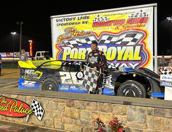 Ryan Zook picked up his first-career Limited Late Model win at Port Royal (Pa.) Speedway on Saturday, July 8.