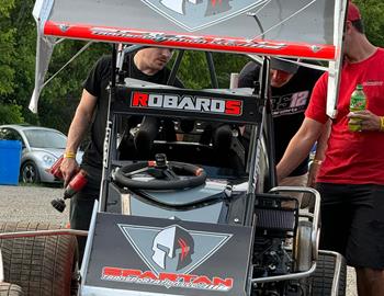 Harrison Robards competes at Coles County Speedway (Mattoon, IL) on June 13, 2024.