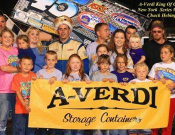 Chuck Hebing was crowned the A-Verdi Storage Containers King of Central New York