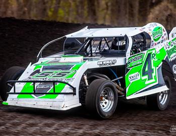 Dereck Ramirez on-track at Hamilton County Speedway during the USMTS Spring Classic in April.