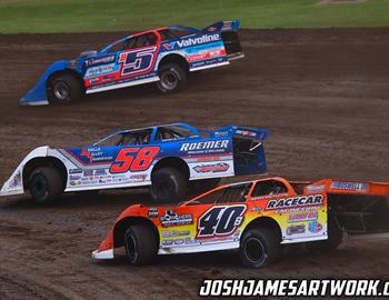 Davenport Speedway (Davenport, IA) – Castrol FloRacing Night in America – May 17th, 2023. (Josh James Artwork)