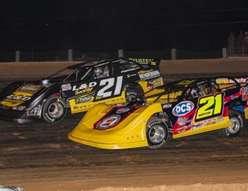 Old No. 1 Speedway (Harrisburg, AR) – Comp Cams Super Dirt Series – Cow Patty – April 28th, 2023. (Millie Tanner photo)