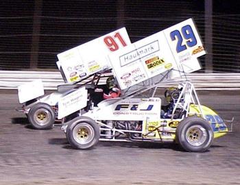 Darren Stewart (91) and Travis Rilat (29)