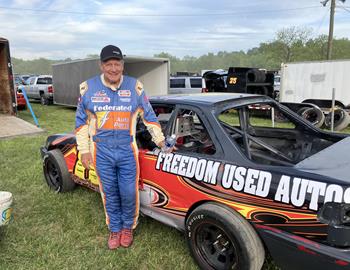 Ken Schrader invaded Ona (W.Va.) Speedway on Saturday night to race with the Vores Compact Touring Series.