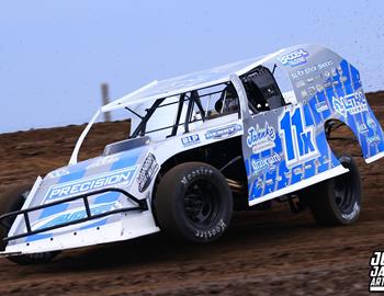 Cedar County Raceway (Tipton, IA) – Hawkeye Land 40 – April 17th, 2025. (Josh James Artwork)