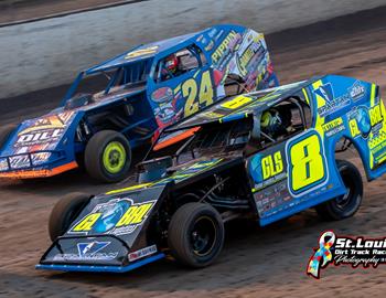 Federated Auto Parts Raceway at I-55 (Pevely, MO) – Tribute to Ed Dixon – July 22nd, 2023. (St. Louis Dirt Track Racing photo)