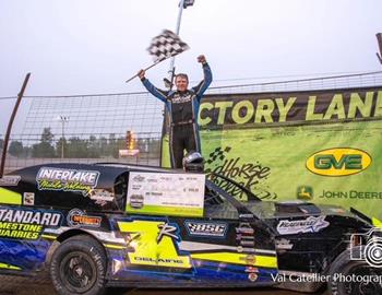 Rick Delaine picked up a $1,000 victory at Dead Horse Creek Speedway on Saturday, July 19.
