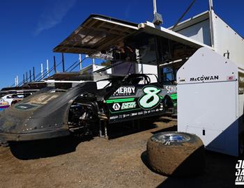 Volusia Speedway Park – World of Outlaw Late Model Series – DIRTcar Sunshine Nationals – January 24-25th, 2025. (Josh James Artwork)