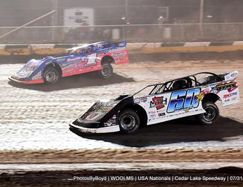 Cedar Lake Speedway (New Richmond, WI) – World of Outlaws Real American Beer Late Model Series – USA Nationals – July 31st-August 2nd, 2025. (Todd Boyd photo)