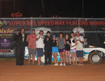 Payton Brown wins at Super Bee Speedway on July 13