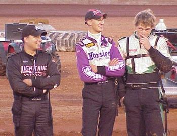 J.P. Bailey, Zach Chappell and Cody Branchcomb during opening ceremonies.