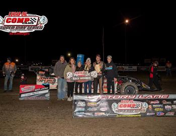 Logan Martin claimed his second-straight COMP Cams Super Dirt Series Super Late Model Championship in thrilling style with an $8,000 victory at Greenville (Miss.) Speedway in the finale of the 15th annual Gumbo Nationals. 