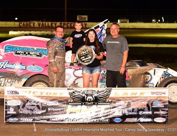 Caney Valley Speedway (Caney, KS) – USRA Heartland Modified Tour (HMT) – July 27, 2024. (Todd Boyd photo)