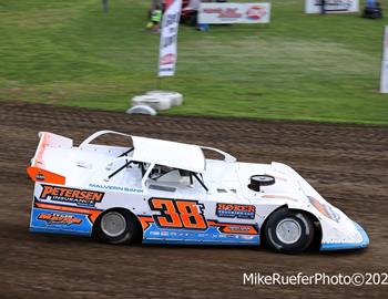 Marshalltown Speedway (Marshalltown, IA) – Malvern Bank East Series – Dale DeFrance Memorial – August 22nd, 2025. (Mike Ruefer photo)