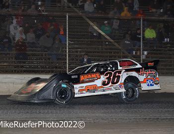 Logan Martin registered a $7,000 Lucas Oil MLRA Late Model win on Saturday night, October 15 at Tri-City Speedway.