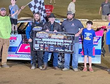 “Hollywood” Curtis Cook won the finale feature of the 2nd Annual Natural State Nationals for Arkansas Factory Stocks at Two Dollar Pistol Motor Speedway on October 26