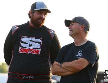 Brownstown Bullring (Brownstown, IL) – Midwest Auto Racing Series (MARS) – Brownstown 100 – September 13, 2024. (Josh James Artwork photo)
