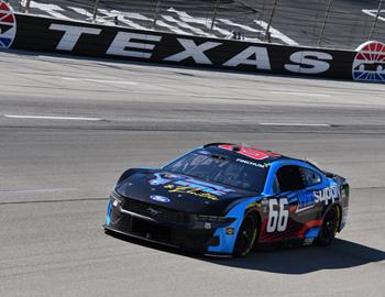 Chad in action in the MBM Motorsports No. 66 at Texas Motor Speedway.