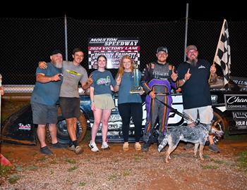 Chase Holland wins at Moulton Speedway (Danville, AL) on June 28, 2024.