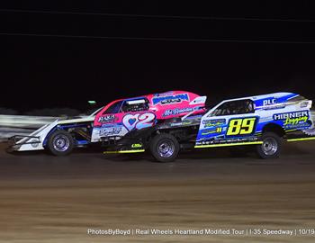 I-35 Speedway (Winston, MO) – USRA Heartland Modified Tour (HMT) – October 19, 2024. (Todd Boyd photo)