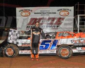Brent Beard wins at Dixie Speedway on July 27