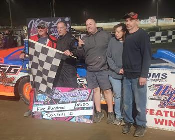 Dan Gill wins at Hidden Valley Speedway on July 26