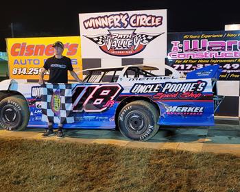 Trent Merkel added his third win of the season in Path Valley Speedways Kids Night on July 12.