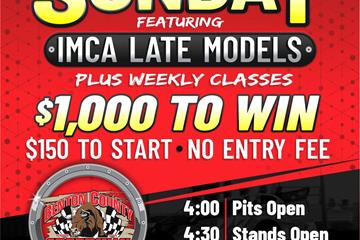 IMCA Late Models will make for a Super Sunday May 1 at The B
