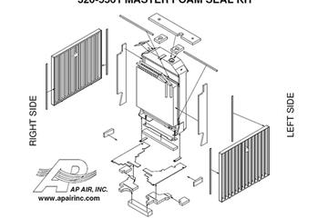 SEAL KIT-RADIATOR SIDE AIR