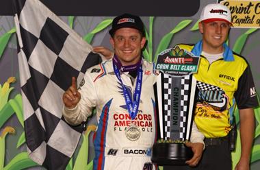 61! Bacon’s Knoxville Triumph Puts Him One Shy of USAC Sprint Record