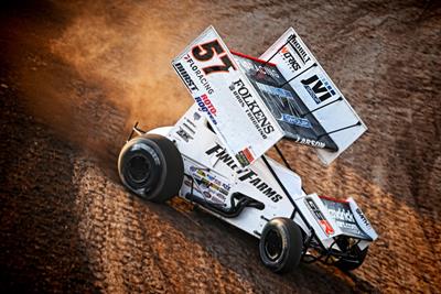 Larson's first Lucas Oil Speedway appearance and five Kubota High