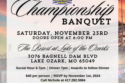 RSVP deadline closing in for Lucas Oil Speedway Championship Banq