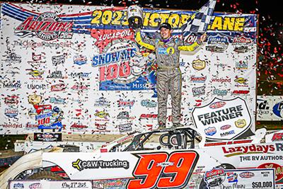 After a wild Show-Me 100, Moran declared the winner after Thornto