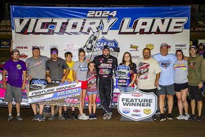 Gustin outduels Chris Simpson for Night 1 victory at Lucas Oil ML