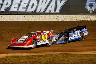 Wells rallies for Late Model feature win in Night One of Lucas Oi