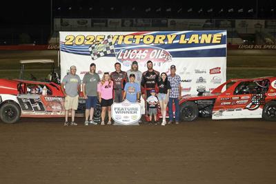 Jackson, Sheets split USRA B-Mod Twin 20s on Lucas Oil Speedway's