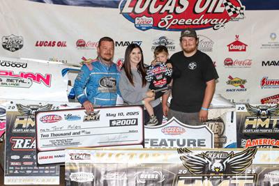 Mullens dominates for Heartland Modified Tour win in Lucas Oil Sp