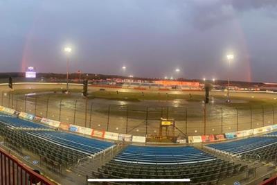 Night 1 of Hockett-McMillin Memorial rained out at Lucas Oil Spee