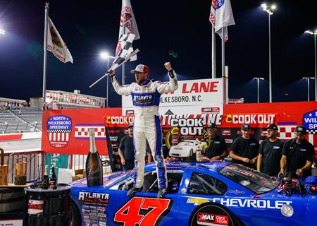Kaden Honeycutt takes North Wilkesboro victory