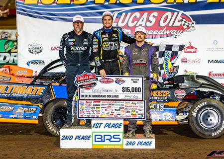 Clay Harris charges to podium finish in Diamond Nationals opener at Lucas Oil Sp