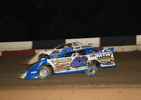 Cla Knight races into Pine Tree 100 at Swainsboro Raceway with CRUSA