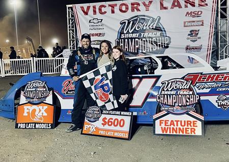 Mario Gresham grabs first-career World Short Track Championship checkered flag a