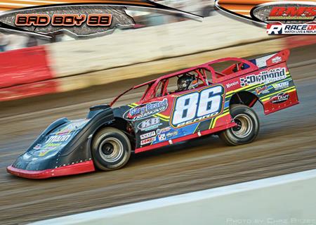 Sixth-place finish in Bad Boy 98 with Comp Cams Super Dirt Series at Batesville