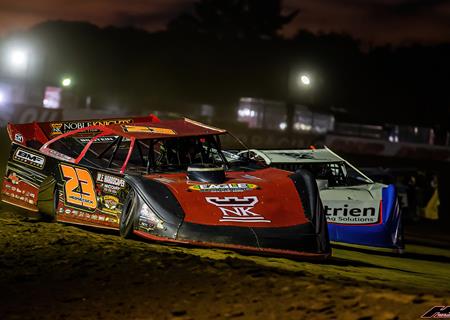 Fifth-place finish in Jackson 100 at Brownstown Speedway