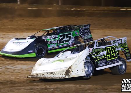 Fifth-place finish in Corn State Nationals at Davenport Speedway