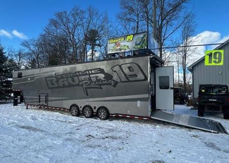 Bauer opens 2025 season in Snowmobile at World Championship Derby Complex