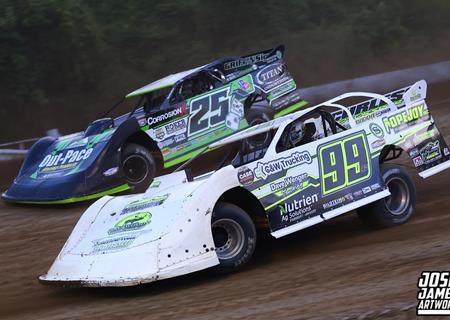 Fourth-place finish with MARS at Adams County Speedway