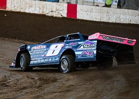 Austin Holcombe attends Carolina Clash season opener at County Line Raceway