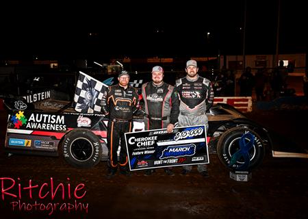 Chris Ferguson scores podium finish in season debut at Cherokee Speedway